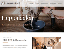 Tablet Screenshot of heppalaakari.fi